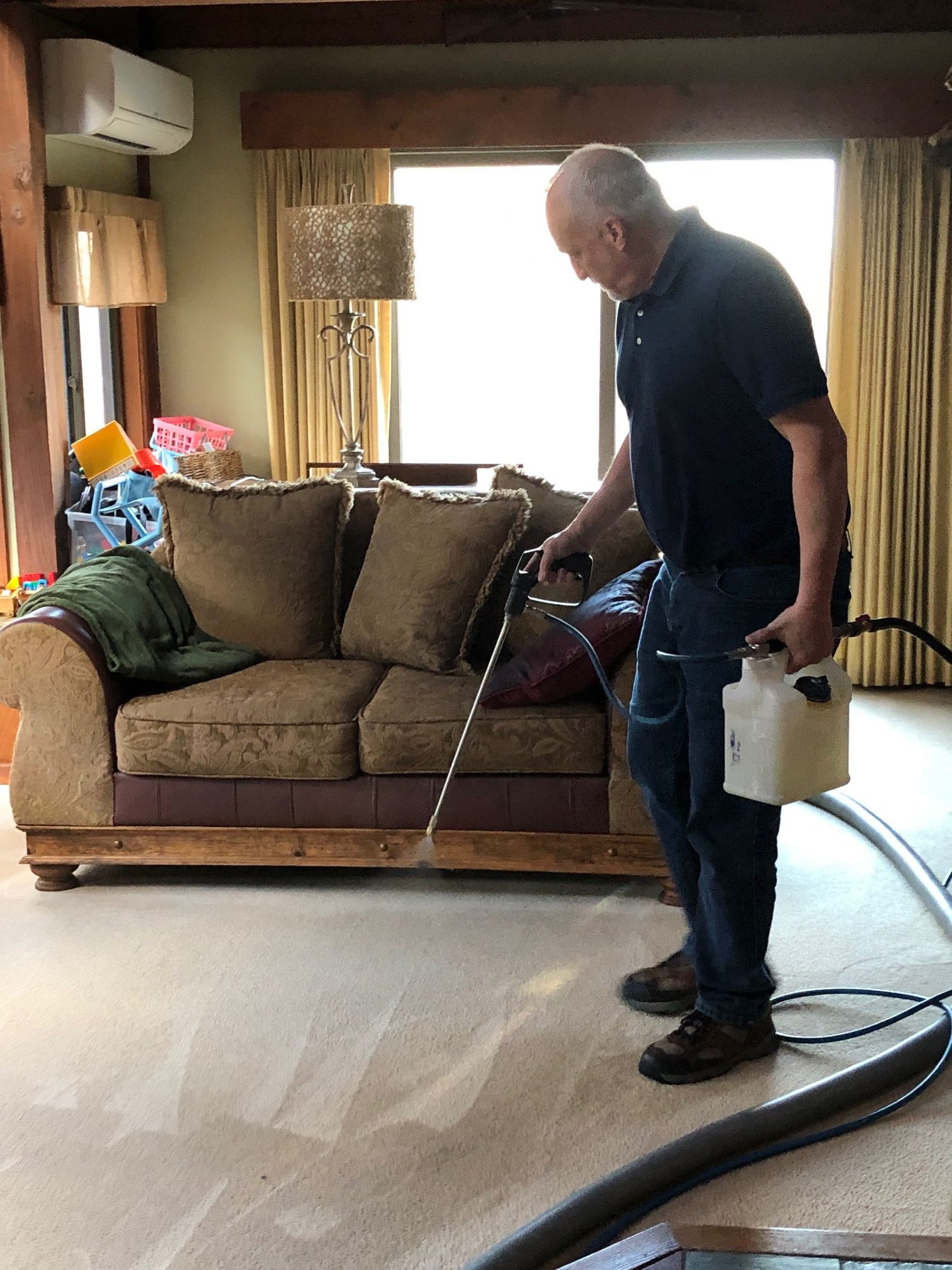 carpet cleaning spray